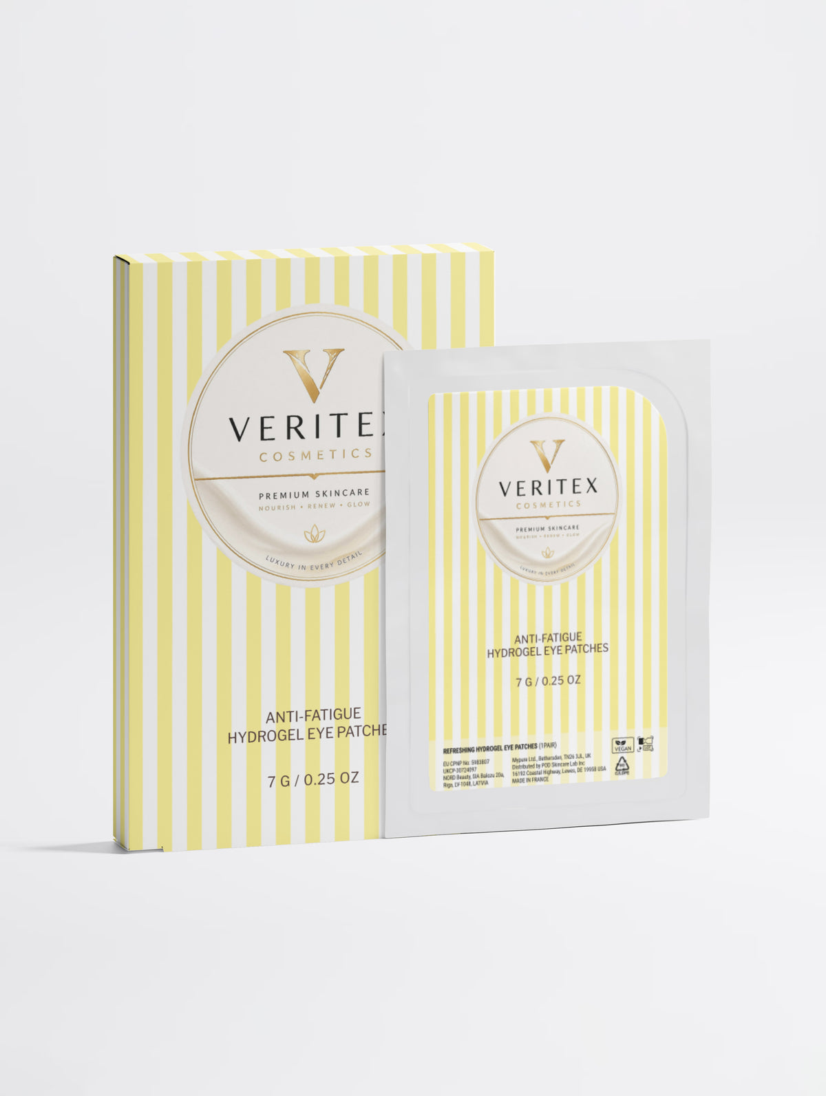 Anti-Fatigue Hydrogel Eye Patches