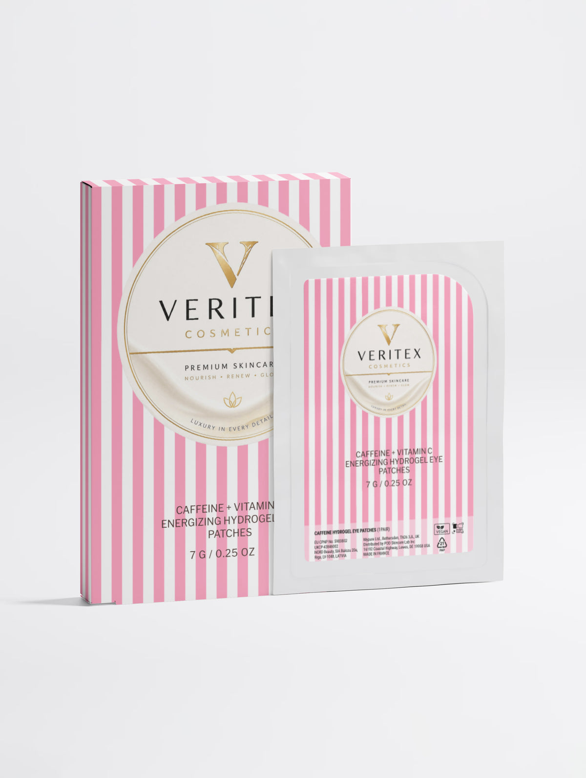 Koffein & C-vitamin Energizáló Hidrogél Szemmaszk